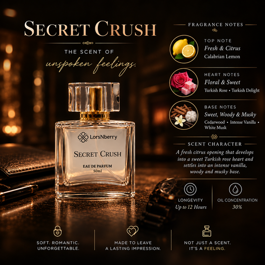 SECRET CRUSH EAU DE PARFUM • MEN